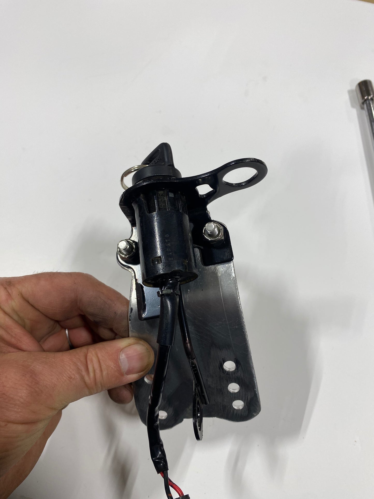Honda CRF 110f Key switch relocation Bracket, High Profile Bar Back Model
